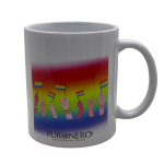 TAZZA MUG "LGBT-PEACE"  IN CERAMICA DA 320 ML PURONERO