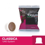 100 CAPSULE CAFFÈ TORALDO MISCELA CLASSICA COMP. CON UNO SYSTEM