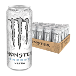 24 LATTINA DI MONSTER ULTRA ZERO WHITE DA 500 ML