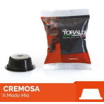 100 CAPSULE CAFFÈ TORALDO MISCELA CREMOSA COMP. CON LAVAZZA A MODO MIO