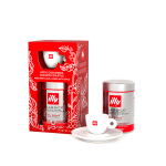 BUNDLE ILLY 250 GR DI MACINATO ESPRESSO TOSTATO CLASSICO CON UNA TAZZINA IN CERAMICA