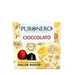 64 CAPSULE PURONERO AL GUSTO DI CIOCCOLATO COMPATIBILI CON NESCAFÈ DOLCE GUSTO