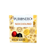 64 CAPSULE PURONERO AL GUSTO DI NOCCIOLINO COMPATIBILI CON NESCAFÈ DOLCE GUSTO