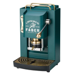 MACCHINA A CIALDE FABER PRO DELUXE GREEN BRITISH/ORO