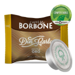 100 CAPSULE COMPOSTABILI CAFFÈ BORBONE "DON CARLO" MISCELA ORO COMP.CON LAVAZZA A MODO MIO