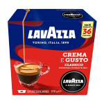 36 CAPSULE LAVAZZA MISCELA CREMA E GUSTO CLASSICO COMPATIBILE CON LAVAZZA A MODO MIO