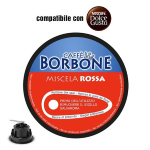 90 CAPSULE CAFFÈ BORBONE MISCELA RED COMP. CON NESCAFÈ DOLCE GUSTO