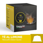 64 CAPSULE CAFFÈ TORALDO AL TÈ AL LIMONE COMP. CON NESCAFÈ DOLCE GUSTO