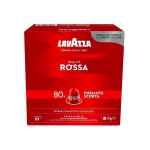 80 CAPSULE IN ALLUMINIO LAVAZZA QUALITÀ ROSSA COMP. CON NESPRESSO